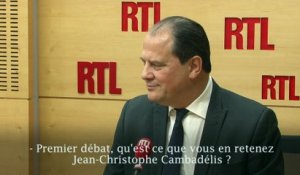 Jean-Christophe Cambadélis se dit "frappé par la faiblesse de Marine Le Pen" lors du grand débat