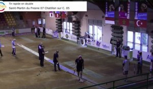 Tir rapide en double de Chatillon-sur-Chalaronne, finale National 5, France Clubs, Sport Boules, Saint-Vulbas 2017