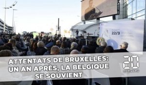 Attentats de Bruxelles: Un an après, la Belgique se souvient...