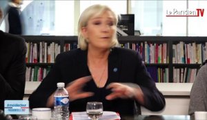 Marine Le Pen face aux électeurs : «Je suis victime d'une persécution judiciaire»