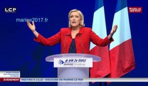 Marine Le Pen: "Mon message est un appel à l'émancipation"