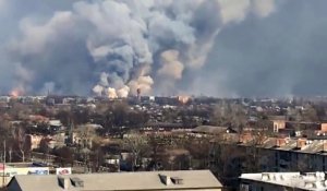 (1) Ukraine : une grande explosion dans un entrepôt d’armes et de munitions