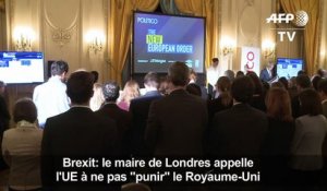 Le maire de Londres appelle l'UE à ne pas "punir" le Royaume-Uni