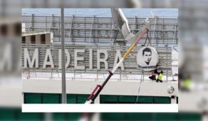 La statue horrible de Cristiano Ronaldo à l'aéroport de Madère