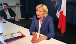 Marine Le Pen face aux lecteurs de Sud Ouest