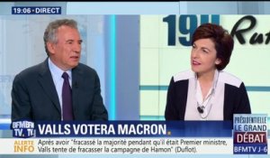 Ralliement de Valls à Macron: "C'est la rupture du Parti socialiste", selon Bayrou