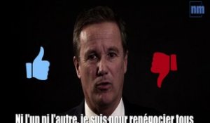 Présidentielle 2017: l'interview pour ou contre de Nicolas Dupont-Aignan