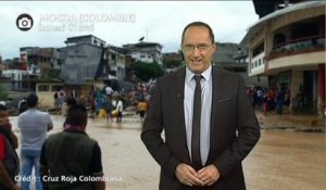 Incroyable coulée de boue en Colombie