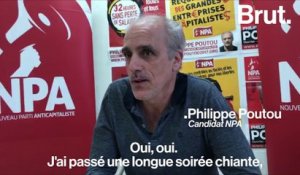 Philippe Poutou a passé une soirée "chiante" devant le débat