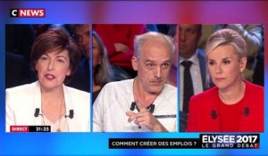 Philippe Poutou prend à partie "Fillon, Macron et Le Pen"