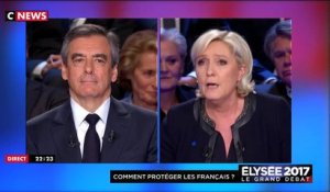 M. Le Pen à F. Fillon : "Le moins que l'on puisse dire c'est que vous n'êtes pas un visionnaire"