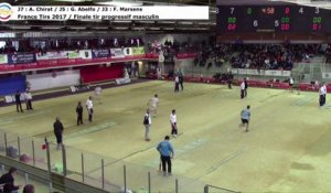 Finale tir progressif masculin, Sport Boules, France Tirs, Dardilly 2017