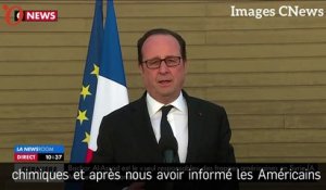 François Hollande souhaite «relancer le processus de transition politique» en Syrie