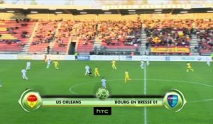 J32 : US Orléans 1-0 Bourg en Bresse
