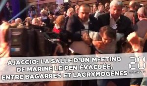 Le meeting de Marine Le Pen à Ajaccio perturbé après des bagarres avec des indépendantistes