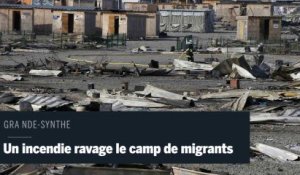 Grande-Synthe : un incendie a ravagé le camp de migrants