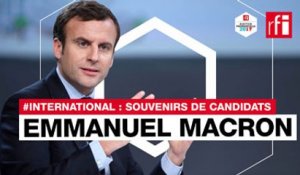 Emmanuel Macron raconte son meilleur et son pire souvenir à l'étranger