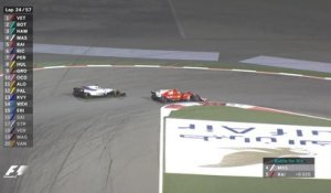 Grand Prix de Bahrein - Le dépassement de Räikkönen