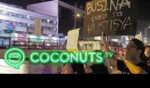 Marcos burial protested in Metro Manila | Coconuts TV