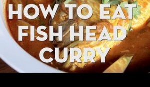 How to eat Singapore fish head curry