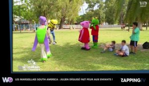 Les Marseillais South America : Julien déguisé en Buzz l’Éclair, fait peur aux enfants ! (Vidéo)