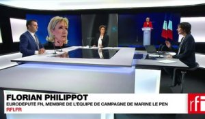 Florian Philippot, Eurodéputé FN, membre de l’équipe de campagne de Marine Le Pen