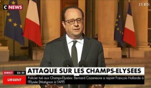 Attentat sur les Champs-Elysées : Hollande annonce un hommage national