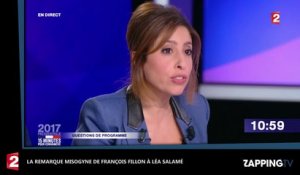 François Fillon fait une remarque sexiste à Léa Salamé et indigne les internautes (Vidéo)