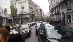 Rassemblement de taxis à Bruxelles