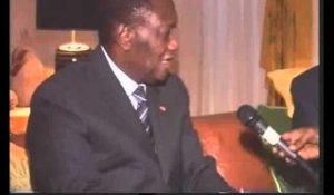 Le chef de l'Etat,SEM Alassane Ouattara a rendu visite au Président du RHDP SEM Konan Bédié