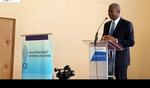 Conférence  FICOGES 2017 : Le DG Abou-Bakar Ouattara croit en la couverture maladie universelle