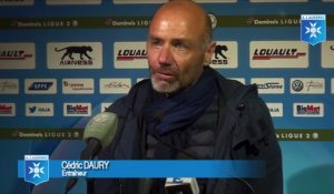 Cédric Daury après AJA 1 - 1 Tours FC