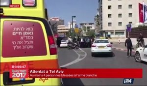 Attentat à l'arme blanche à Tel Aviv, 4 blessés