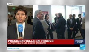 Présidentielle 2017 : François Fillon vient d'arriver à son QG de campagne