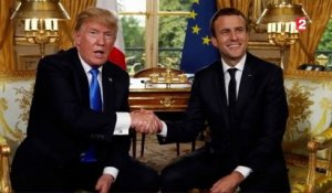 Trump/Macron : tête-à-tête à l'Élysée