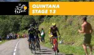 Quintana prend la tête / is taking the lead - Étape 13 / Stage 13 - Tour de France 2017