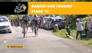 Bardet et Froome dans la descente / in the downhill - Étape 13 / Stage 13 - Tour de France 2017