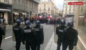 Rennes. Manifestation très tendue contre Le Pen et Macron