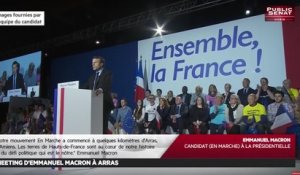 Meeting d'Emmanuel Macron à Arras  - Les matins de la présidentielle (27/04/2017)