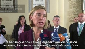 UE: Mogherini veut une discussion "franche" sur la Turquie