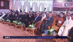 Égypte : le pape François appelle à s'unir contre le groupe État islamique