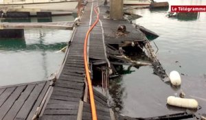 Saint-Malo. 22 bateaux coulés ou détruits au port des Bas-Sablons