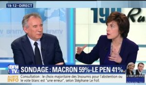 François Bayrou: "Ce que Marine Le Pen annonce pour notre pays est mortel"