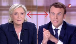 La guerre des regards, l'autre duel du débat Macron-Le Pen