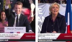 Macron - Le Pen : Derniers meetings de campagne - Les matins de la présidentielle (05/05/2017)