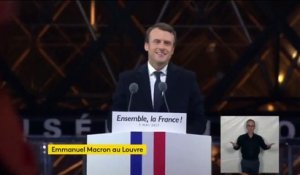 Emmanuel Macron - "Ce soir vous l'avez emporté, la France l'a emporté !"