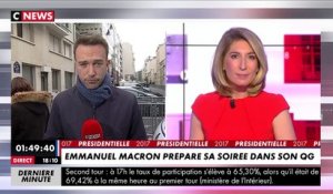 Emmanuel Macron prépare sa soirée électorale dans son QG