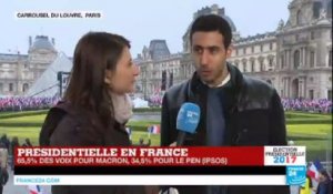 Emmanuel Macron élu président : "On se félicite d'avoir barré la route à Marine Le Pen"