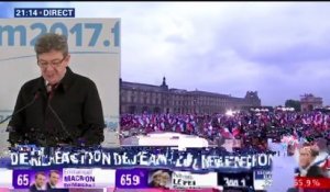 Mélenchon: "Ce soir s'achève la présidence la plus lamentable de la Ve République"