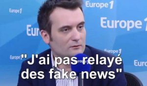 Florian Philippot dément avoir relayé des "fake news"... Vraiment?